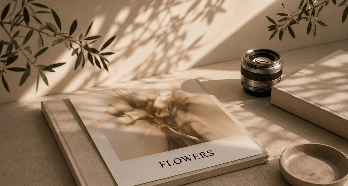 Dettaglio fotografico in stile luxury minimal