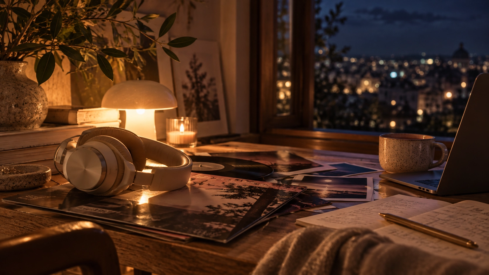 Atmosfera minimal luxury con riferimento musicale
